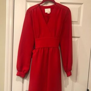 Kate Spade Red Dress with Tie in the Back